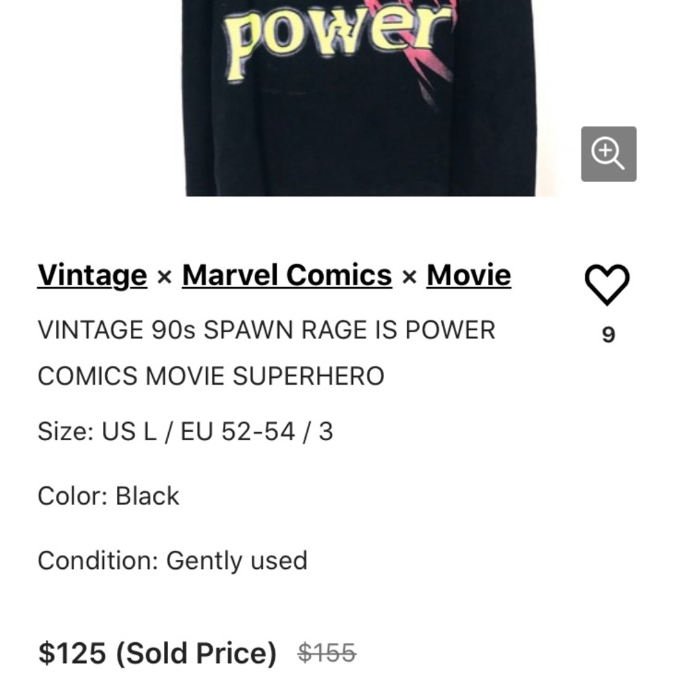 🔥 '97 SPAWN - Original - Non Reprint **LAST AVAILABLE ANYWHERE** Thick Cotton T - Picture 4 of 14